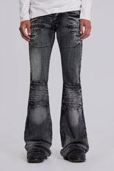 Washed Black Drift Bootcut Jeans