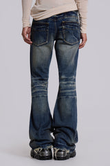 Mid Blue Drift Bootcut Jeans