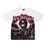 Life Hustlers Portrait Graphic White Tee