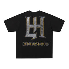 Life Hustlers Praying Angel Graphic Black Tee
