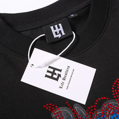 Life Hustlers Portrait Graphic Black Tee
