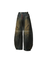 Oxidation Distressed Cargo Jeans