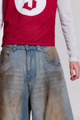 Mud Wash Colossus Jorts