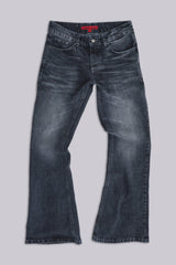 Washed Black Jude Bootcut Jeans