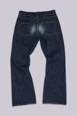Indigo Creased Jude Bootcut Jeans