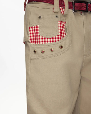 EMO Vintage Washed Flared Work Pants