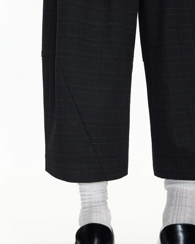 EMO Pleated Suit Cropped Pants
