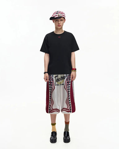 EMO Cropped Basketball Shorts