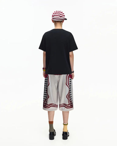 EMO Cropped Basketball Shorts