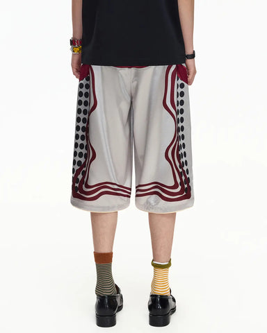 EMO Cropped Basketball Shorts