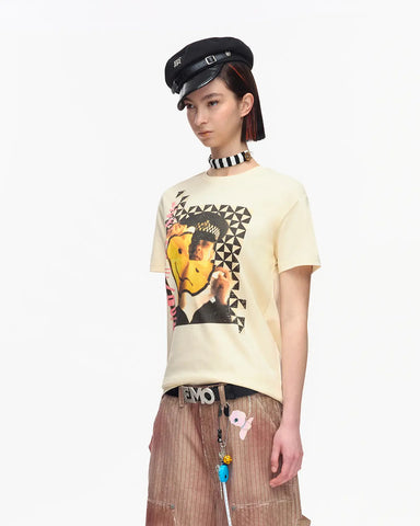 EMO “Acid Smiley” Washed Carpenter Shorts