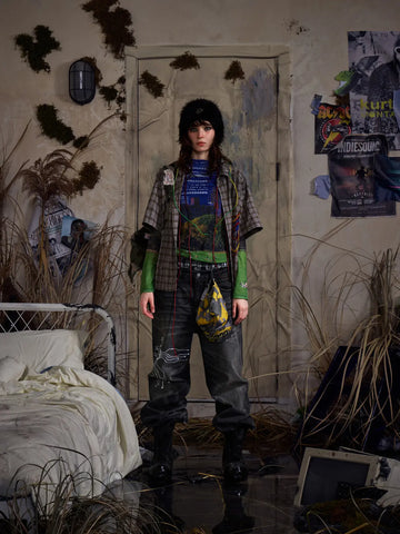 EMO "Digital Erosion" Straight Leg Jeans