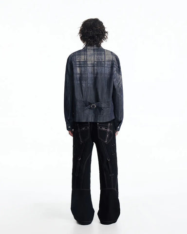 EMO Vintage D-Ring Pleated Knee Denim