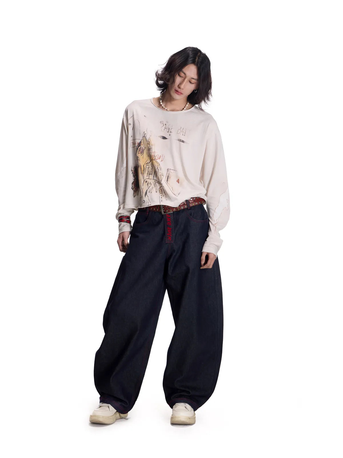 EMO Curved Blade Italian Fabric Jeans