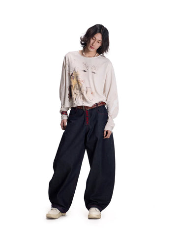 EMO Curved Blade Italian Fabric Jeans