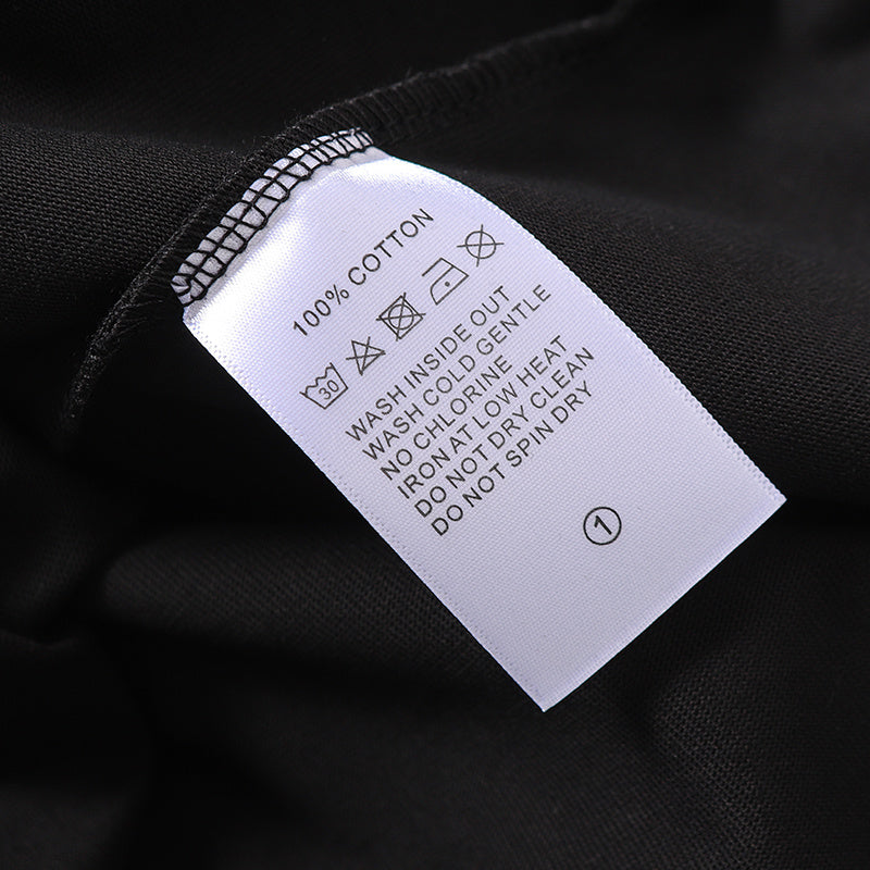 Life Hustlers Turquoise H‑Logo Black T‑Shirt