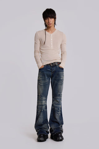Mid Blue Drift Bootcut Jeans
