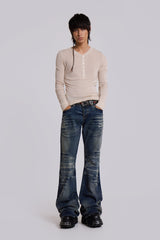 Mid Blue Drift Bootcut Jeans
