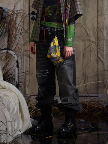 EMO "Digital Erosion" Straight Leg Jeans