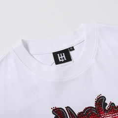 Life Hustlers Portrait Graphic White Tee