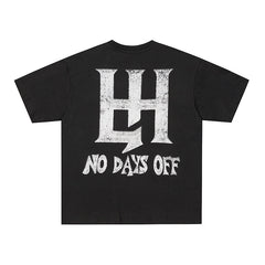 Life Hustlers Witch Graphic Black T‑Shirt