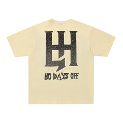 Life Hustlers Angel Portrait Graphic Cream T‑Shirt