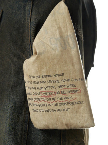 Oxidation Distressed Cargo Jeans