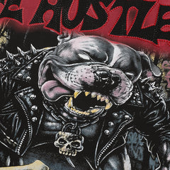Life Hustlers Vintage Skull Graphic White T‑Shirt