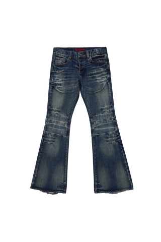 Mid Blue Drift Bootcut Jeans