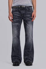 Washed Black Jude Bootcut Jeans