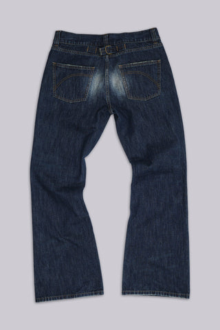 Indigo Creased Jude Bootcut Jeans