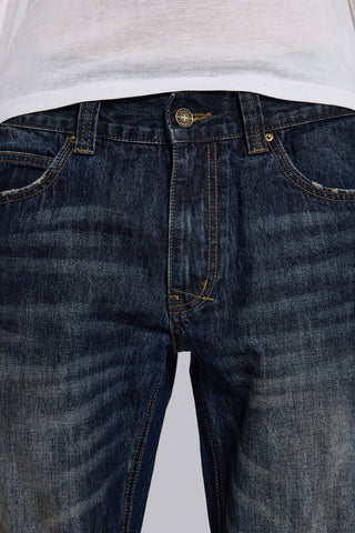 Indigo Creased Jude Bootcut Jeans