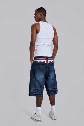 Union Jack Indigo Colossus Jorts