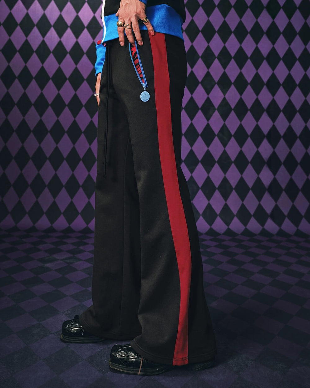 MEDM × JOJO Color Block Side Stripe Track Pants
