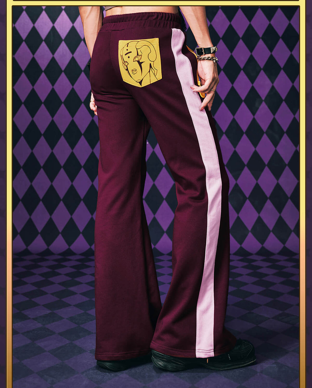 MEDM × JOJO Color Block Side Stripe Track Pants