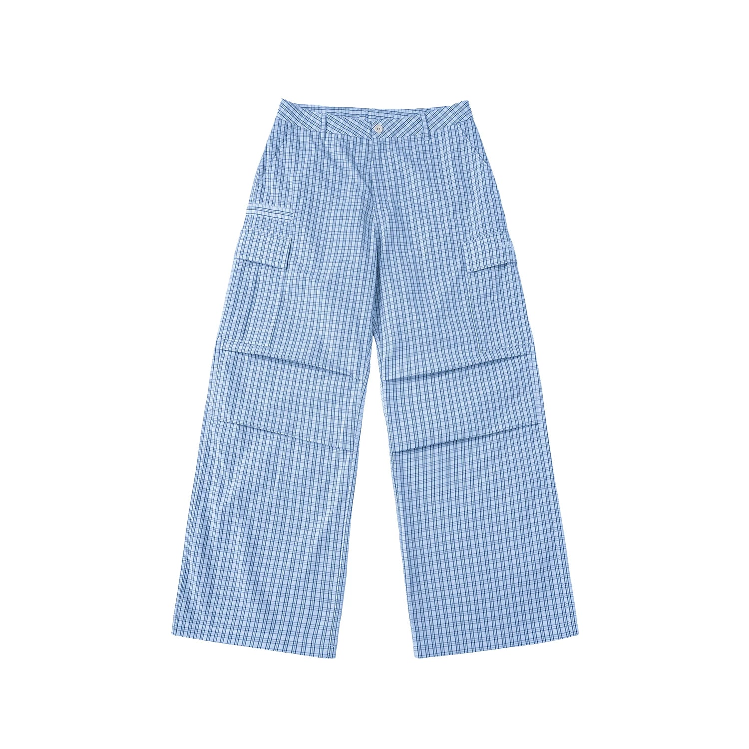 WHOOSIS (unknown name) plaid work pants, long pants, casual pants, loose and comfortable, versatile and trendy for both men and women