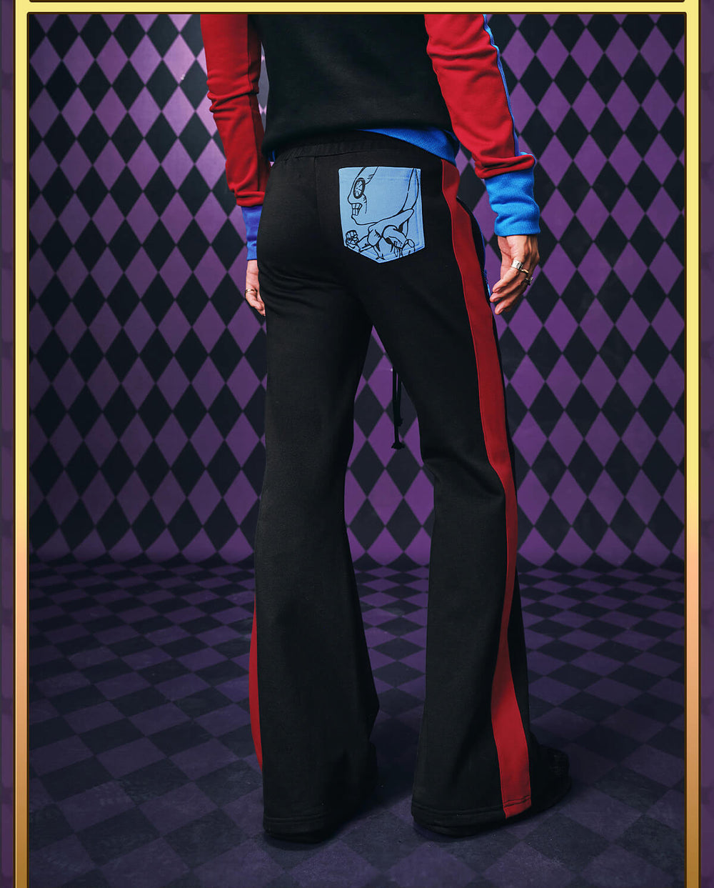 MEDM × JOJO Color Block Side Stripe Track Pants