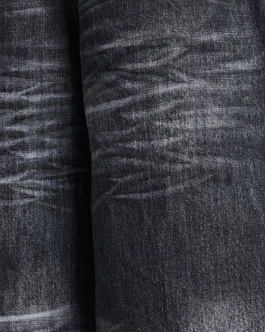 EMO Cropped Washed Denim Jeans