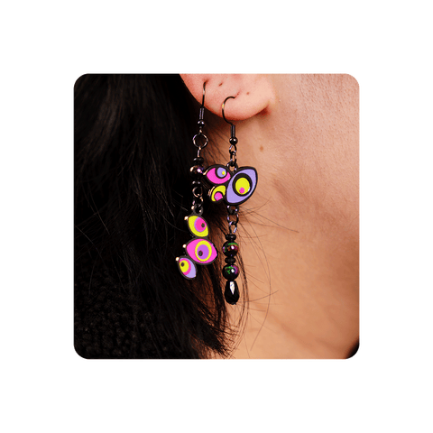 Digital Circus Earring Set
