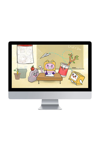 School Digital Wallpaper