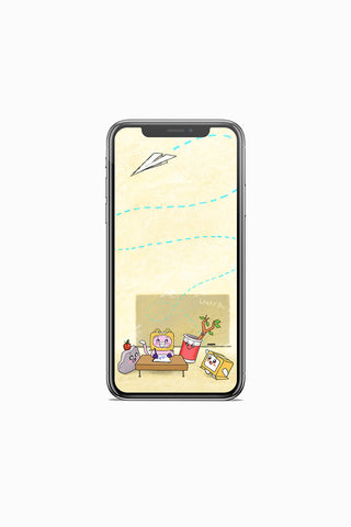 School Digital Wallpaper